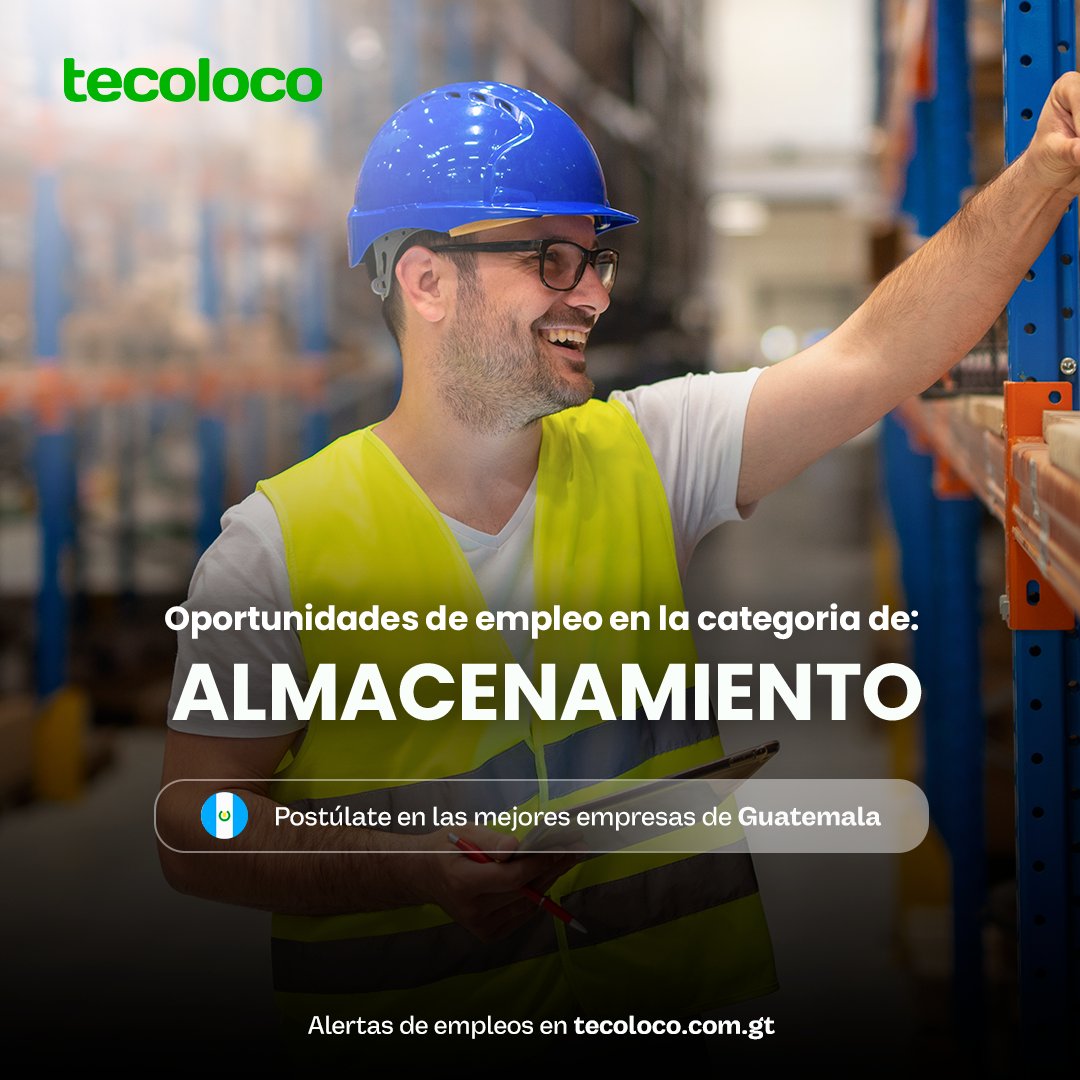 EmpleoGuatemala's tweet photo. Las mejores oportunidades en la categoría de ALMACENAMIENTO están esperando por ti. Encuentra el puesto ideal y forma parte de una gran empresa HOY.

⏩ Conoce los requisitos y aplica fácilmente ingresando al siguiente enlace: https://t.co/CsWbXLhJC3 https://t.co/4ANuDGbtm0