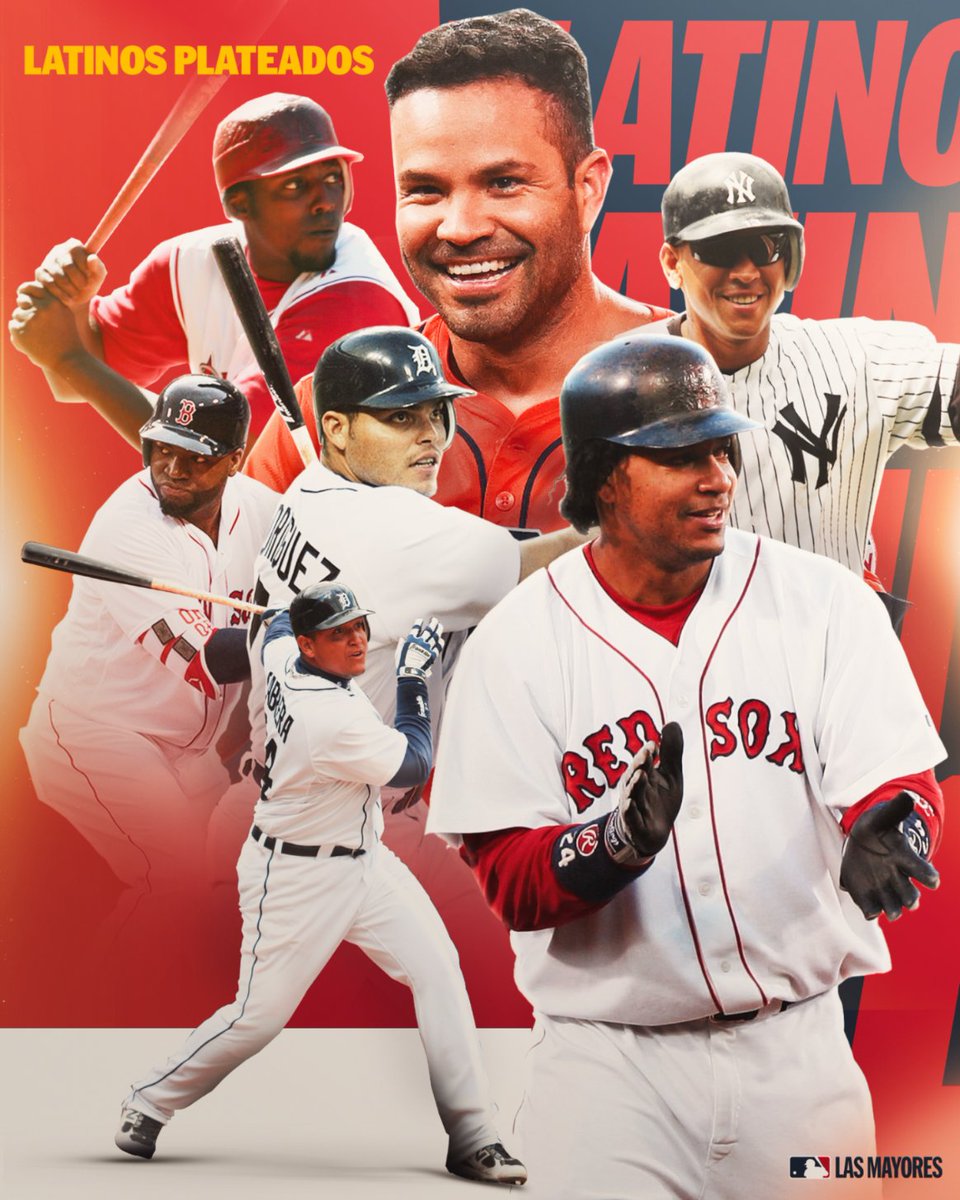 mlbespanol's tweet photo. Los latinos más ganadores de Bate de Plata de todos los tiempos: José Altuve junto a Álex Rodríguez, Manny Ramírez, David Ortiz, Vladimir Guerrero Sr., Iván Rodríguez y Miguel Cabrera. ⭐ ¡LEYENDAS! 🤠 https://t.co/WK2acupTjw