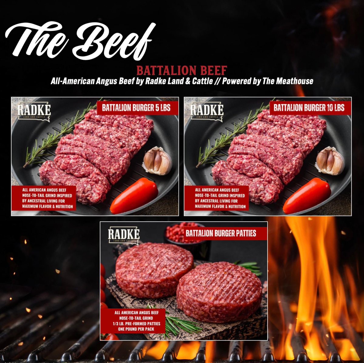 RadkeAmanda's tweet image. EARLY ACCESS to the Radke Land &amp;amp; Cattle BATTALION BEEF Auction Starts Now!

All-American Angus Beef raised in the heart of South Dakota!

ONE DAY ONLY! Bid here: bidonbeef.com/auctions/upcom… 

#Angus #Beef #AngusBeef #USABeef #CookingAtHome #Grilling #SupportLocal #ShopSmall