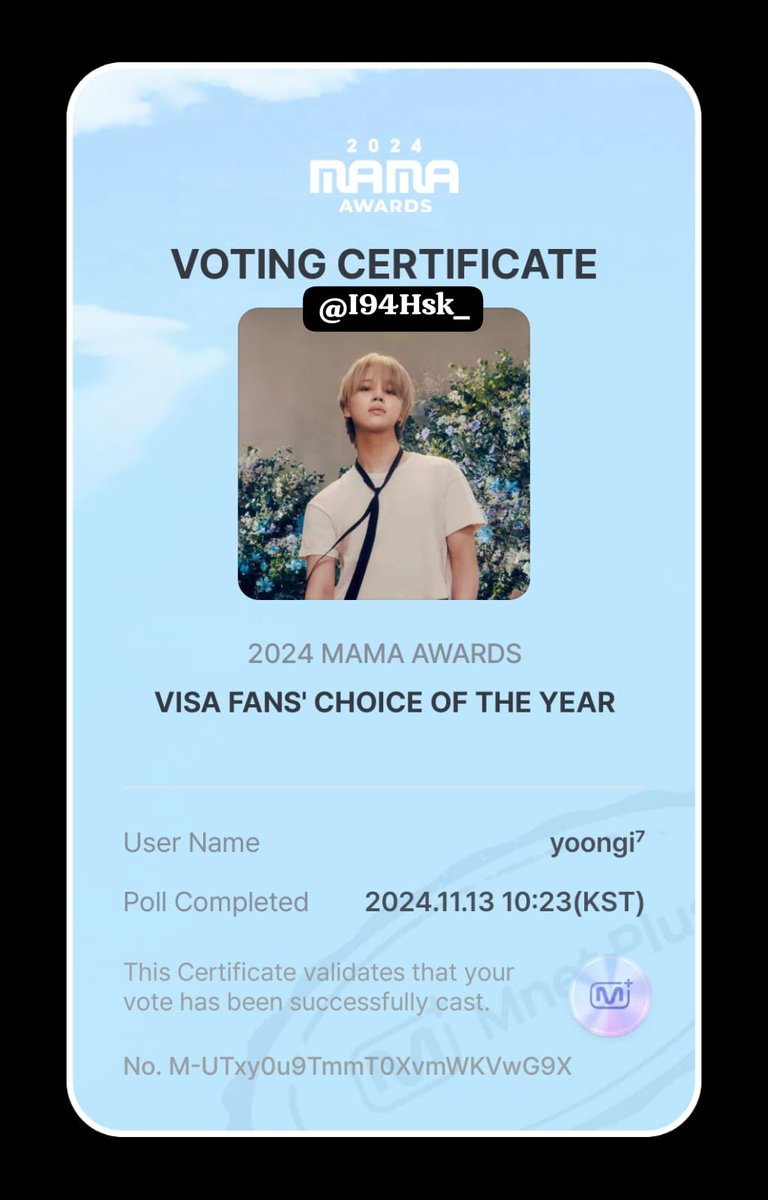 - categoría: 'VISA FANS' CHOICE OF THE YEAR' ✅