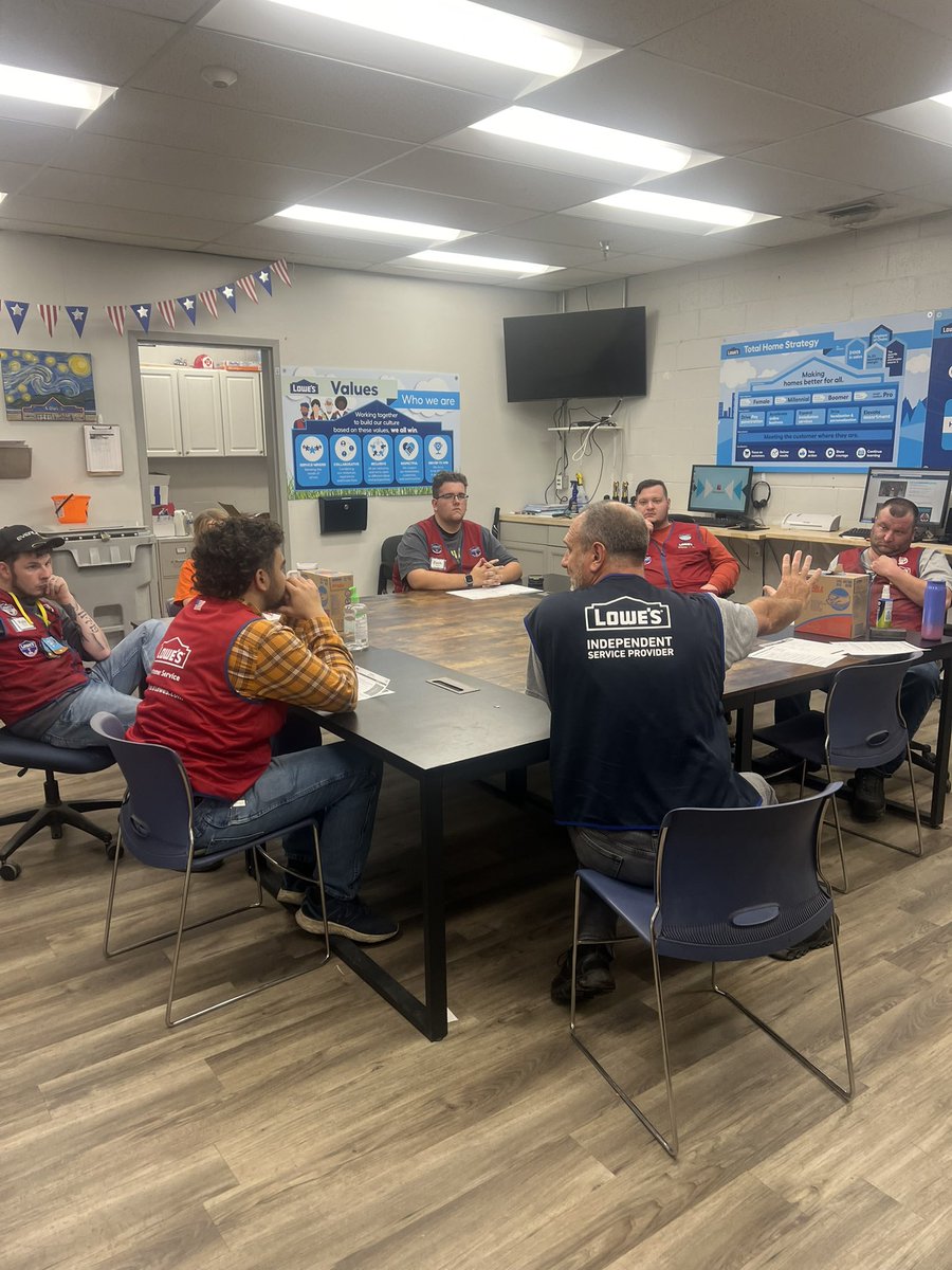 Cody Rice (@codyrice) on Twitter photo Great Specialty spotlight today at 455! We got to dive in to not only our metrics and the new credit card, Fortiva but Generac stopped by to educate the team on generators!
@TonyaFarley13 <a href="/Libfortheday/">Libby hager</a> <a href="/BrentStric26832/">Brent Strickland</a> <a href="/JBBailey9/">JBBailey</a> <a href="/DebDearing/">Deb Dearing</a> <a href="/BenitoKomadina/">Benito.Komadina@Lowes</a> Great Specialty spotlight today at 455! We got to dive in to not only our metrics and the new credit card, Fortiva but Generac stopped by to educate the team on generators!
@TonyaFarley13 <a href="/Libfortheday/">Libby hager</a> <a href="/BrentStric26832/">Brent Strickland</a> <a href="/JBBailey9/">JBBailey</a> <a href="/DebDearing/">Deb Dearing</a> <a href="/BenitoKomadina/">Benito.Komadina@Lowes</a>