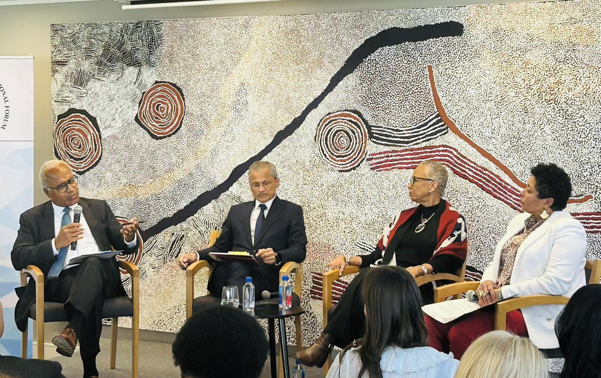 At the Women's International Forum event on, "Small States in the International System: Does Size Matter?" His Excellency Filipo Tarakinikini was amongst one of the panelists at the event that was sponsored <a href="/AustraliaUN/">Ambassador James Larsen 🇦🇺🇺🇳</a>  
H.E. emphasized the resilience &amp; unity of Pacific Islands