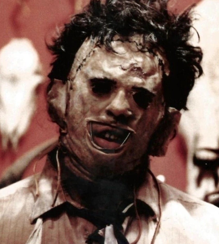 FinalDude78's tweet photo. BREAKING: Donald Trump announces that Leatherface will lead the Department of Agriculture https://t.co/lHB9KgrqOd