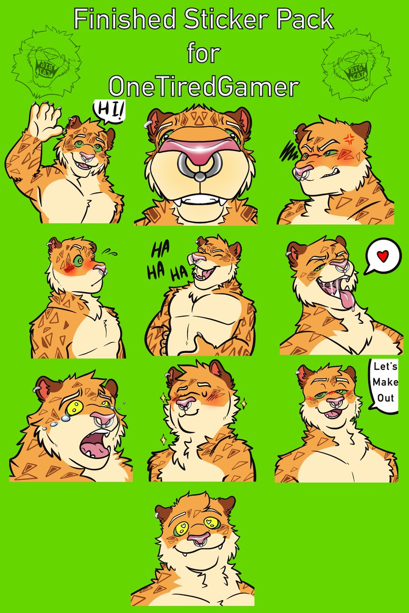 Sticker pack for <a href="/OneTiredGamer/">GamerBird</a>