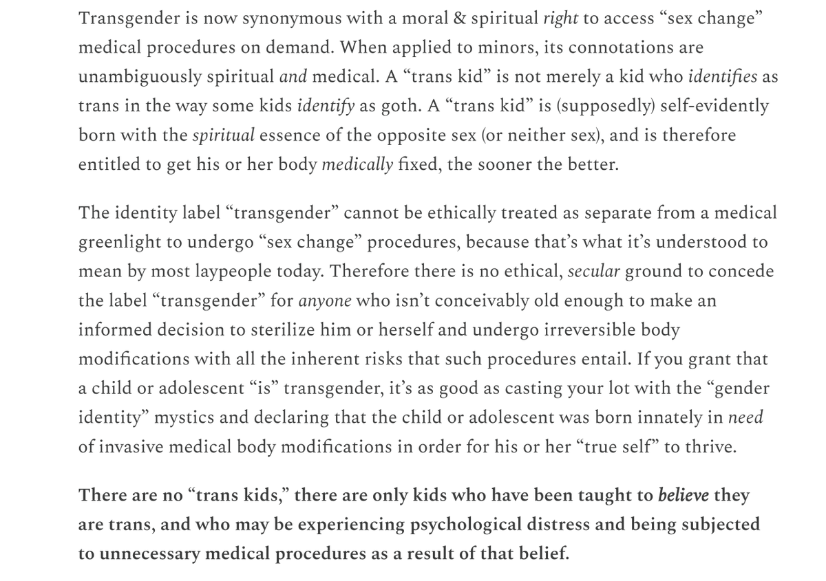 Arty Morty (@artymortyarty) on Twitter photo <a href="/benryanwriter/">Benjamin Ryan</a> Here I was just appaulding you for no longer calling confused children "trans kids" and here you go doing it again. This beat is far above your pay grade, Ben.
Get a clue already. This isn't Drag Race recaps; it's a major scandal. Take it seriously.
artymorty.substack.com/p/there-are-no… <a href="/benryanwriter/">Benjamin Ryan</a> Here I was just appaulding you for no longer calling confused children "trans kids" and here you go doing it again. This beat is far above your pay grade, Ben.
Get a clue already. This isn't Drag Race recaps; it's a major scandal. Take it seriously.
artymorty.substack.com/p/there-are-no…