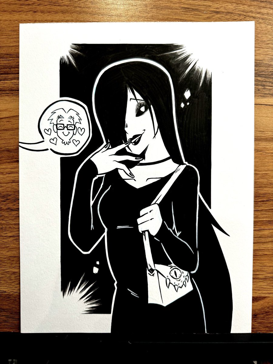 Setting up the store with some more traditional original art, including some pieces done in black boards.

Should be up by Thursday. 