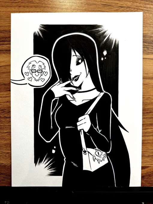 Setting up the store with some more traditional original art, including some pieces done in black boards.

Should be up by Thursday. 