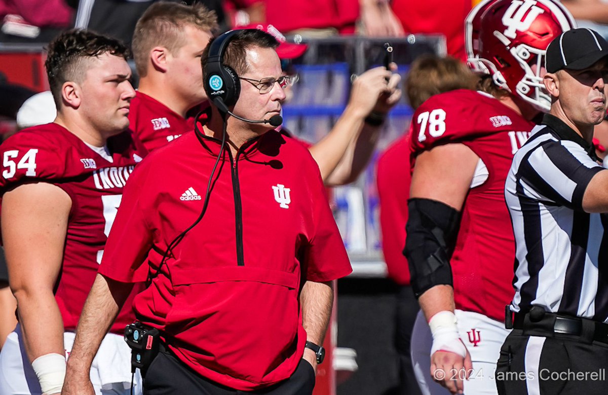 In the second installment of the College Football Playoff rankings, Coach Curt Cignetti’s 10-0 Indiana football team is ranked No. 5.

#iufb