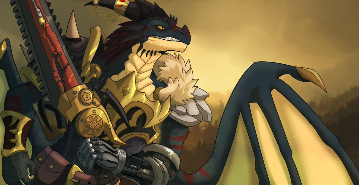 Evilthewolf's tweet image. Completely forgot to post this for @WasaabisGaming
.
#worldofwarcraftart #dracthyr #dracthyrwowart #digitalart #art #digitalart #dracthyrwowart