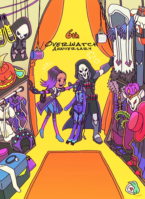 5～8周年axolo#オーバーウォッチ#OverwatchFanart 