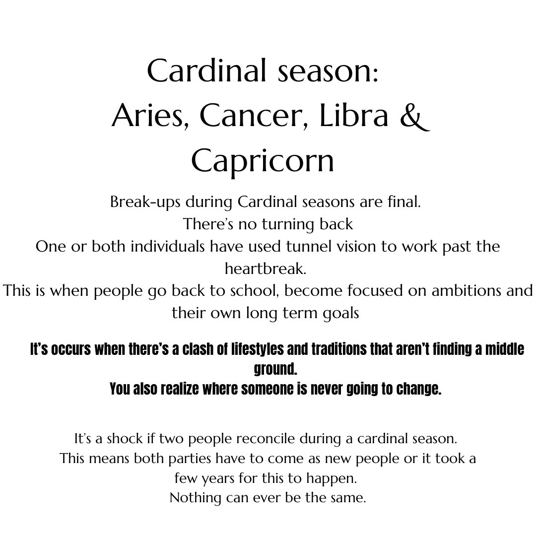 UmiJenevieve's tweet image. Check your breakup to make up dates 
#fixed #mutable #cardinal 
#aquarius #scorpio #leo #taurus 
#gemini #sagittarius #pisces #virgo
#aries #cancer #libra #Capricorn