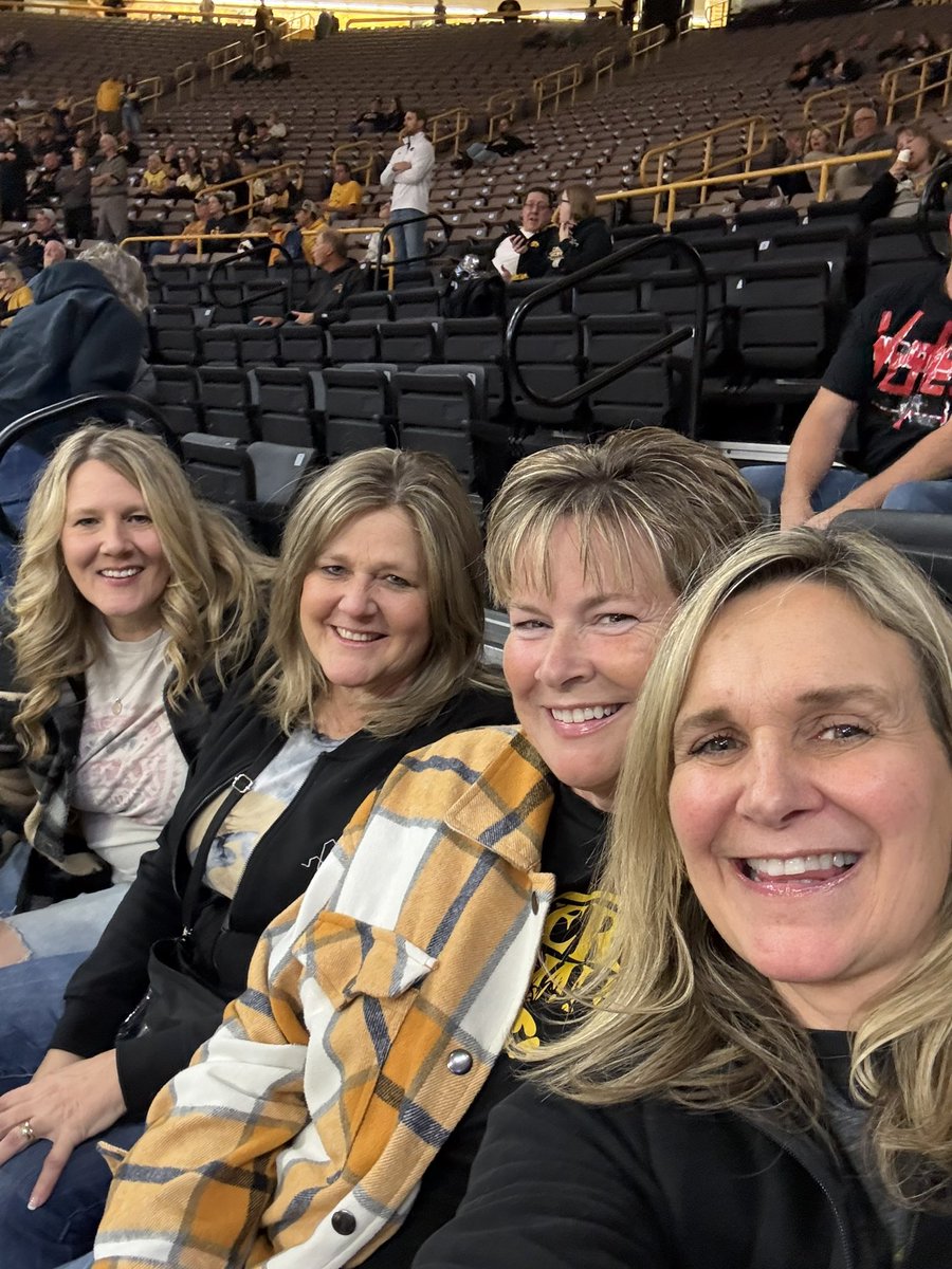 Girls night out! Let’s Go Hawks! #fightforiowa