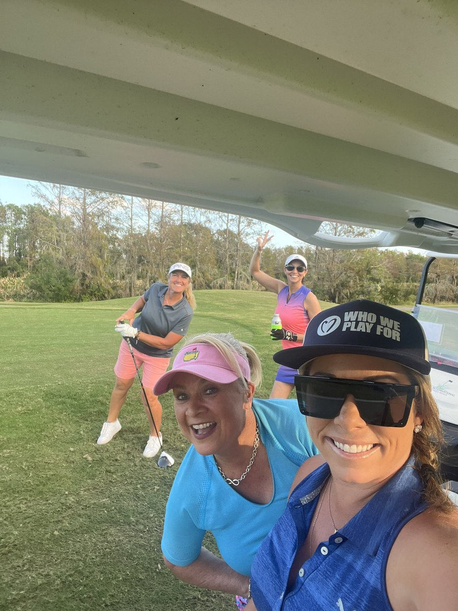 THultzapple's tweet image. Spent the best day off with my besties on the golf course. We’re kinda good... Especially off the Reds. You have no chance...