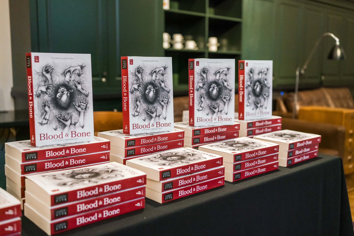 What an incredible launch event for Blood &amp; Bone! ♥️ Thank you to everyone who came to support our amazing authors, and to our wonderful photographer for sending us these pictures. We hope everyone enjoyed the night! #utswritersanthology #booklaunch #utswriters #uts #utsfass