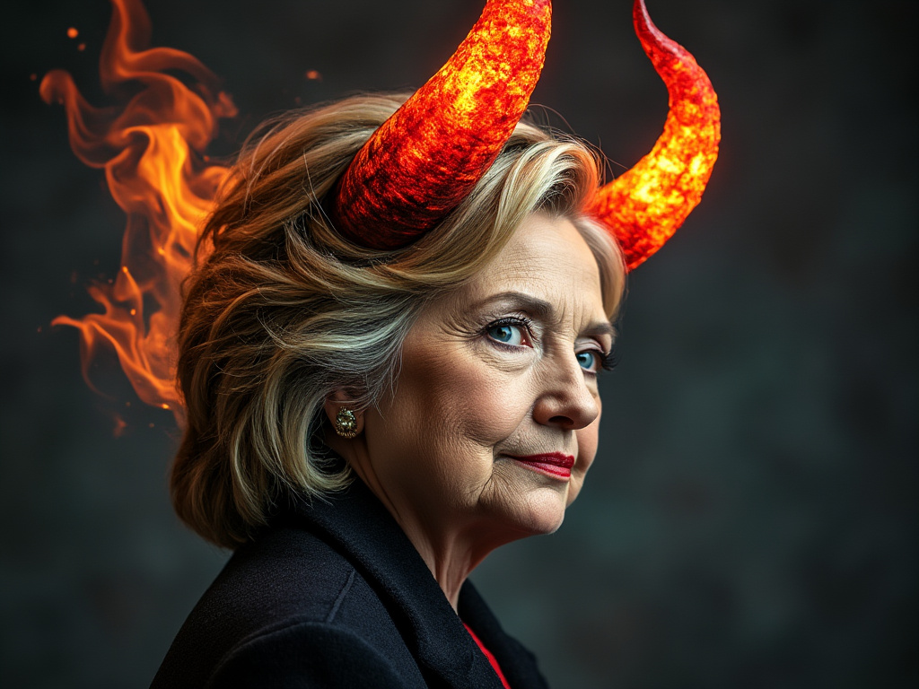 SubieMayhem's tweet photo. Can I just say #EvilHillary https://t.co/u64rzOuR3n