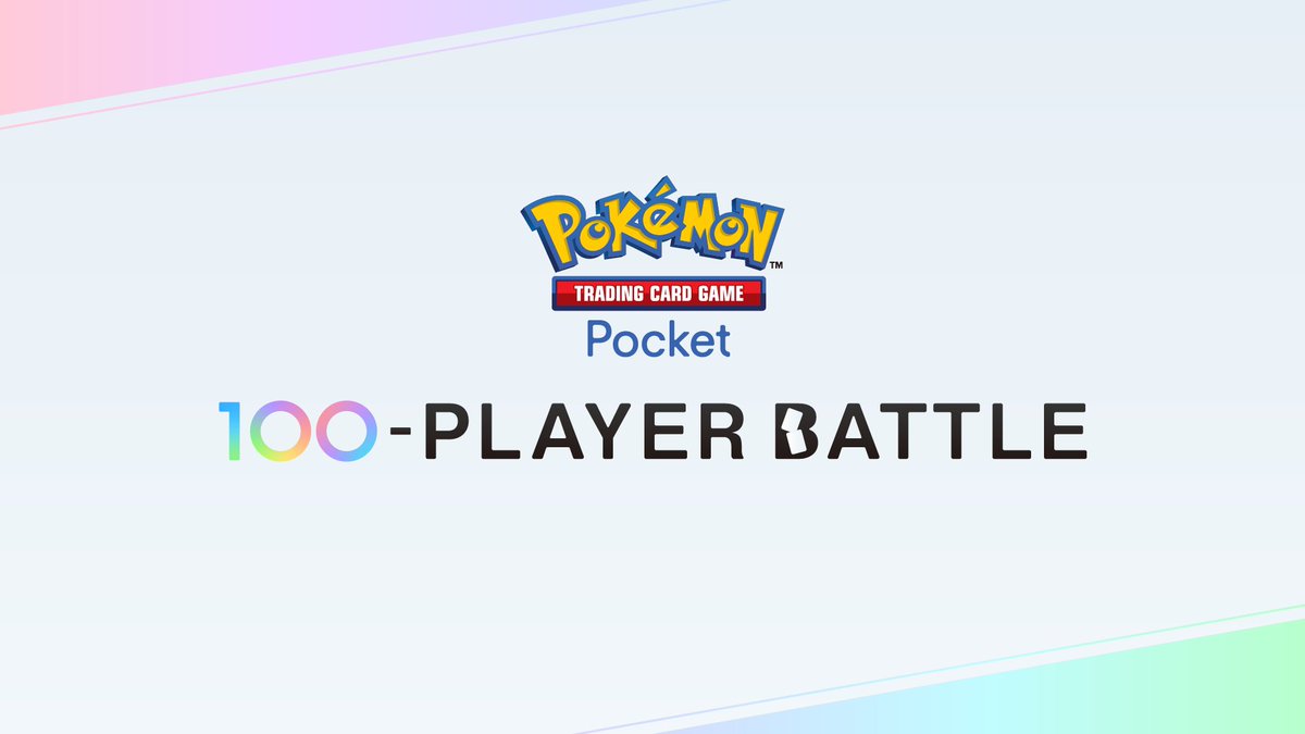100PlayerBattle's tweet photo. 🎉 More than 100 people have already entered 🎉

Compete against everyone who loves  #PokemonTCGPocket 
It is still available for participants for the 100-PLAYER BATTLE✊

We are looking forward to seeing you soon.
https://t.co/O8Kn2qztf9

#PokemonTCGPocket #100PlayerBattle https://t.co/Dhb1ubljS2