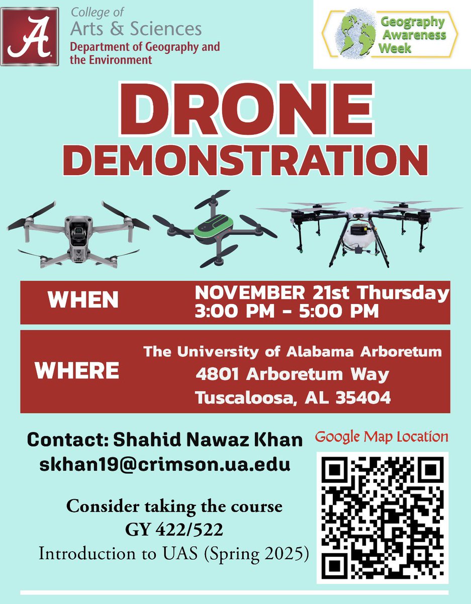 Department of Geography & the Environment, UA tweet media