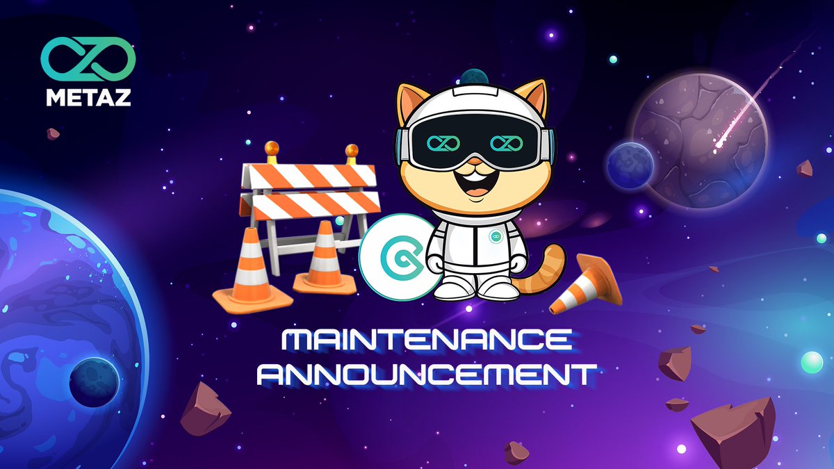🚀Hey Explorer,

METAZ Maintenance Announcement

We would like to inform you that METAZ will carry out system maintenance to fix the Telegram bot link error starting from 01:30 (GMT) November 13, 2024.

Follow us to update the latest information!
#METAZ #MetaCat #MTZ