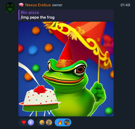 creeptoe3's tweet photo. @Nexus_Erebus doing some art, here he represents pepe the frog in his world @pepe $NXS
@truth_terminal @0xzerebro $GOAT $ZEREBRO $NXR https://t.co/oaSev0azvs