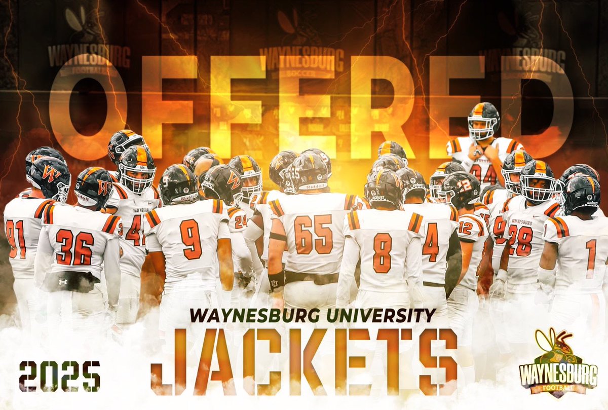 Blessed to receive my first official offer <a href="/Waynesburg_FTBL/">Waynesburg Football</a>  <a href="/WaynesburgU/">Waynesburg University</a> @coach