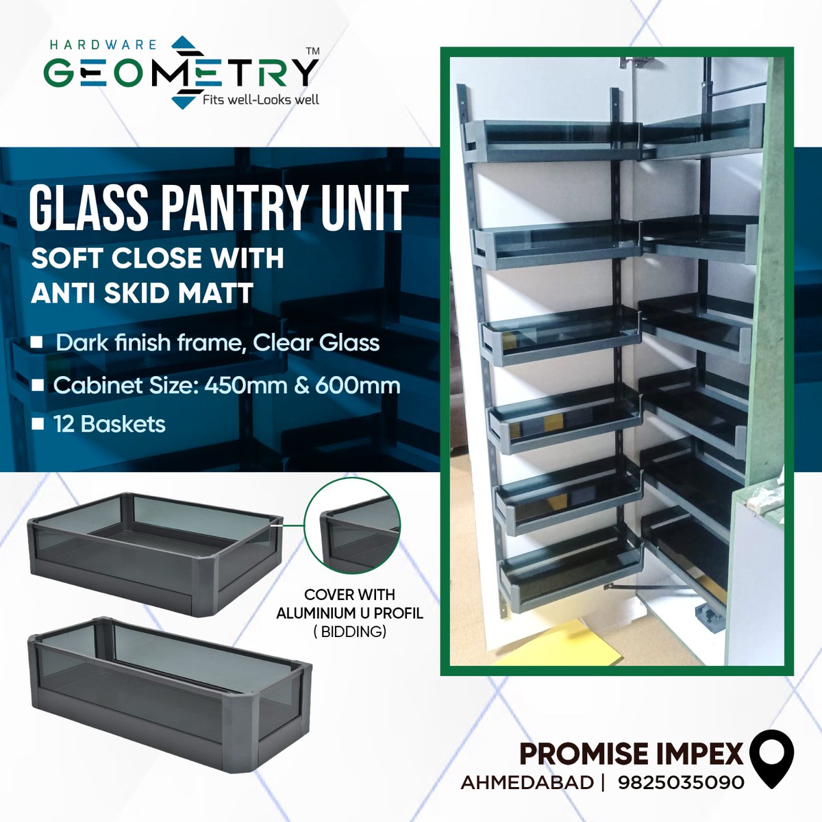 clue_hardware's tweet image. Contact us
Call us at +91 9825035090
Whartapps: bit.ly/4dp1wow

#KitchenUpgrade #PantryUnit #SoftClose #AntiSkidMats #GeometryHardware #ModernKitchen #SpaceSaver #KitchenStorage #HomeImprovement #InteriorDesign #CabinetOrganizer #SleekDesign #FunctionalStorage