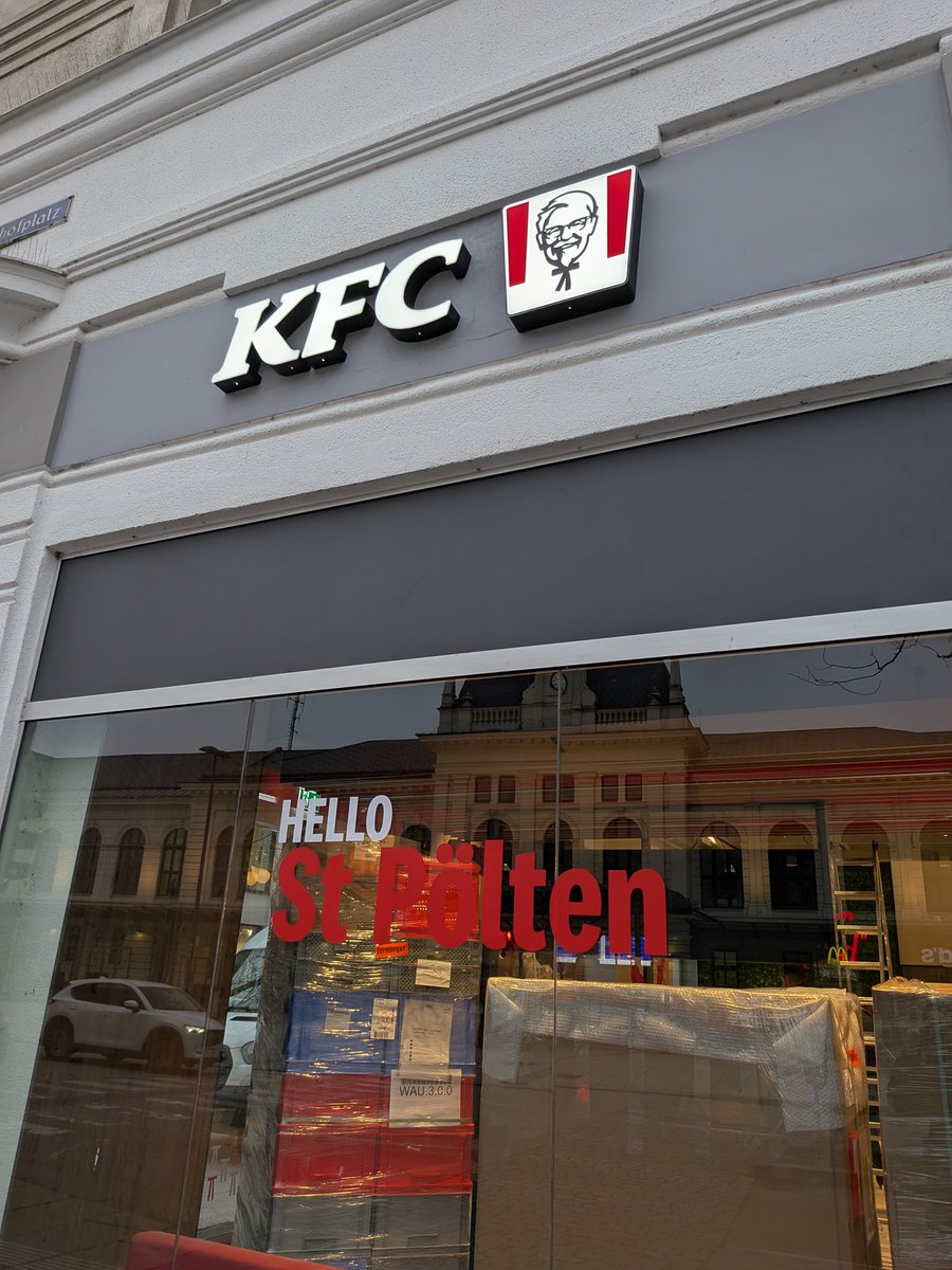 Wichtige Info am morgen: St. Pölten bekommt einen KFC.
