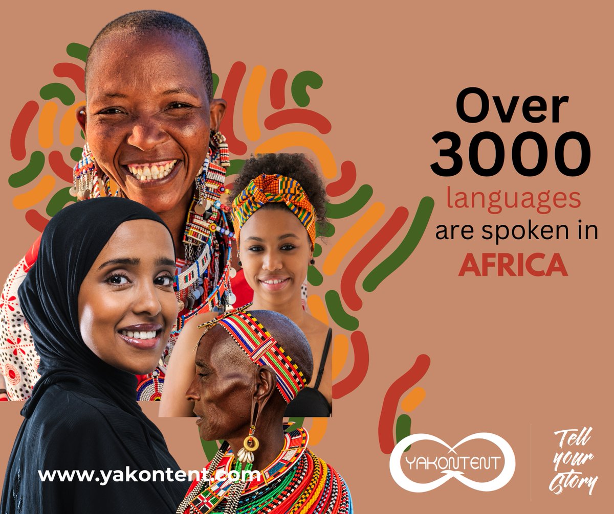 YakontentPL's tweet photo. "Africa's linguistic diversity is its superpower! Tell us whats your mother tongue?#AfricanLanguagesInMedia #LanguageInCulture #AfricaCreative#TellYourStory https://t.co/RA0fww4ZLB