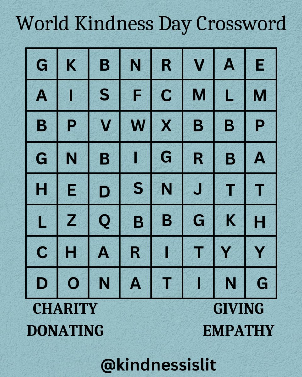 KindnessIsLit's tweet photo. Decode the Language of Kindness🔏

#MediaVerse2024
#crossward
@manav_rachna https://t.co/rCUZBBU31J