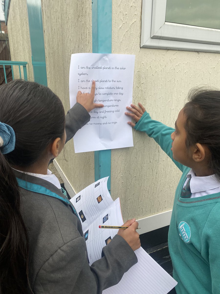 AliTindal's tweet photo. In Science, we played ‘Planet Bingo.’ Pupils read statements about each planet and ticked off the planet they thought it was! 🌏🪐☄️🔭  #planets #space #planets https://t.co/4wfEg3AAvr