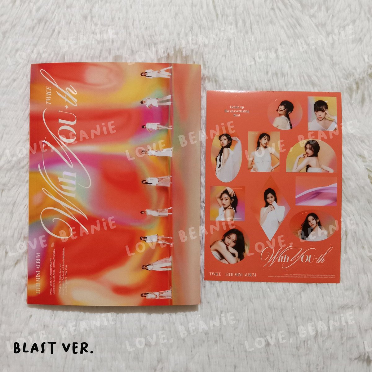 WTS | LFB

Twice 'With You-th' Unsealed Album w/ Sticker 
= 70 pesos

🔸Price + PF + LSF
🔸DM to Claim 
🔸NOT for Sensitive Buyers

aboutlovebeanie.carrd.co
🏷️ nayeon jeongyeon momo sana jihyo mina dahyun chaeyoung tzuyu forever glowing blast