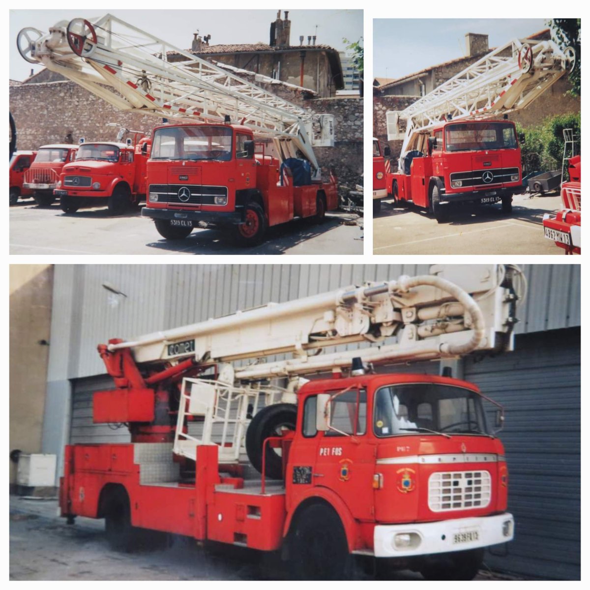 teambestioles's tweet photo. #VintageBestiole
Après l'histoire des PS parisiens (#TeamDN) de la semaine dernière, 1 page d'histoire du Bataillon (#TeamGV) avec les anciens BEA des @MarinsPompiers
Girafe🦒 #Mercedes HI-RANGER,
Berliet GCK ☄️ La Fossette,
#Mercedes Comet☄️,
FWD 45m HI-RANGER,
Iveco EGI. https://t.co/nGWAXeoQQU