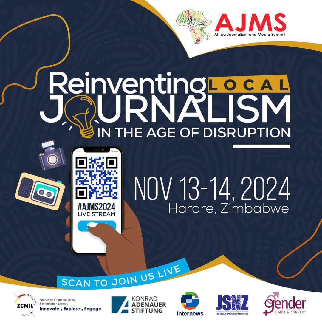 I am currently attending the Africa Journalism Media Summit in Harare, Zimbabwe #AJMS2024