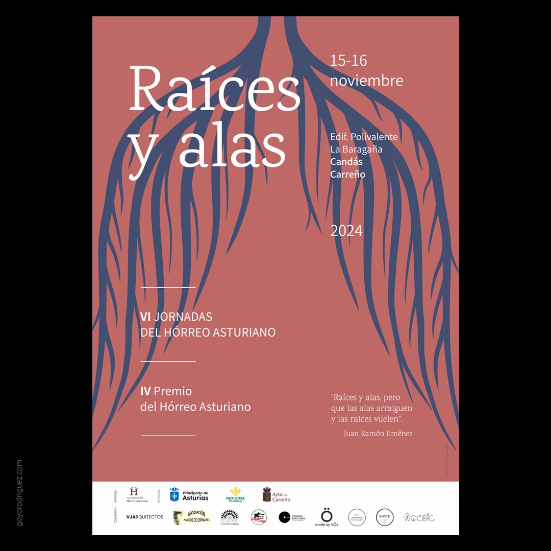 conceptraciones's tweet photo. Raíces y alas.
VI Jornadas del Hórreo Asturiano.
IV Premio del Hórreo Asturiano.
15-16 nov. Candás.

#horreo #asturias #candas #carreño #tradicion #innovacion #raices #alas #poster #posterdesign #conceptualdesign #conceptraciones #asturiasdiseña https://t.co/o9Pn9lAmw2