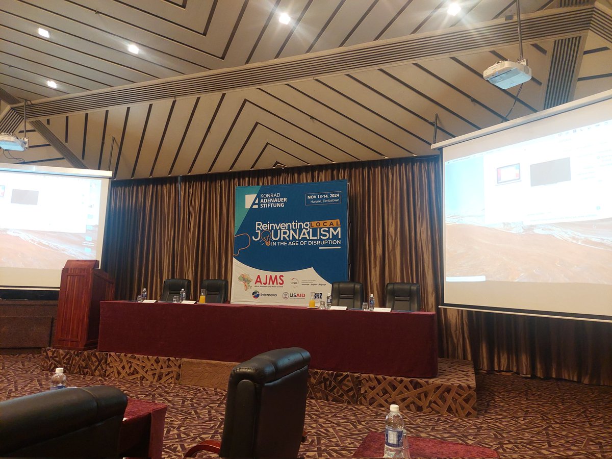 DecoDecent2's tweet photo. I am currently attending the Africa Journalism Media Summit in Harare, Zimbabwe. The theme for this year: Reinventing Local Journalism in the Age of Disruption. #AJMS2024 https://t.co/eDI9m2QXFG