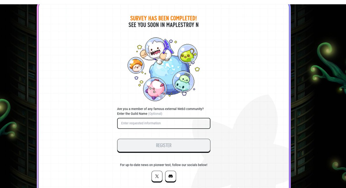 The second test that everyone has been longing for is here. Unfortunately, it is still a deleted test, but you can play his mainnet coins.
 @MapleStoryU
#MapleStoryUniverse #MSUtogether