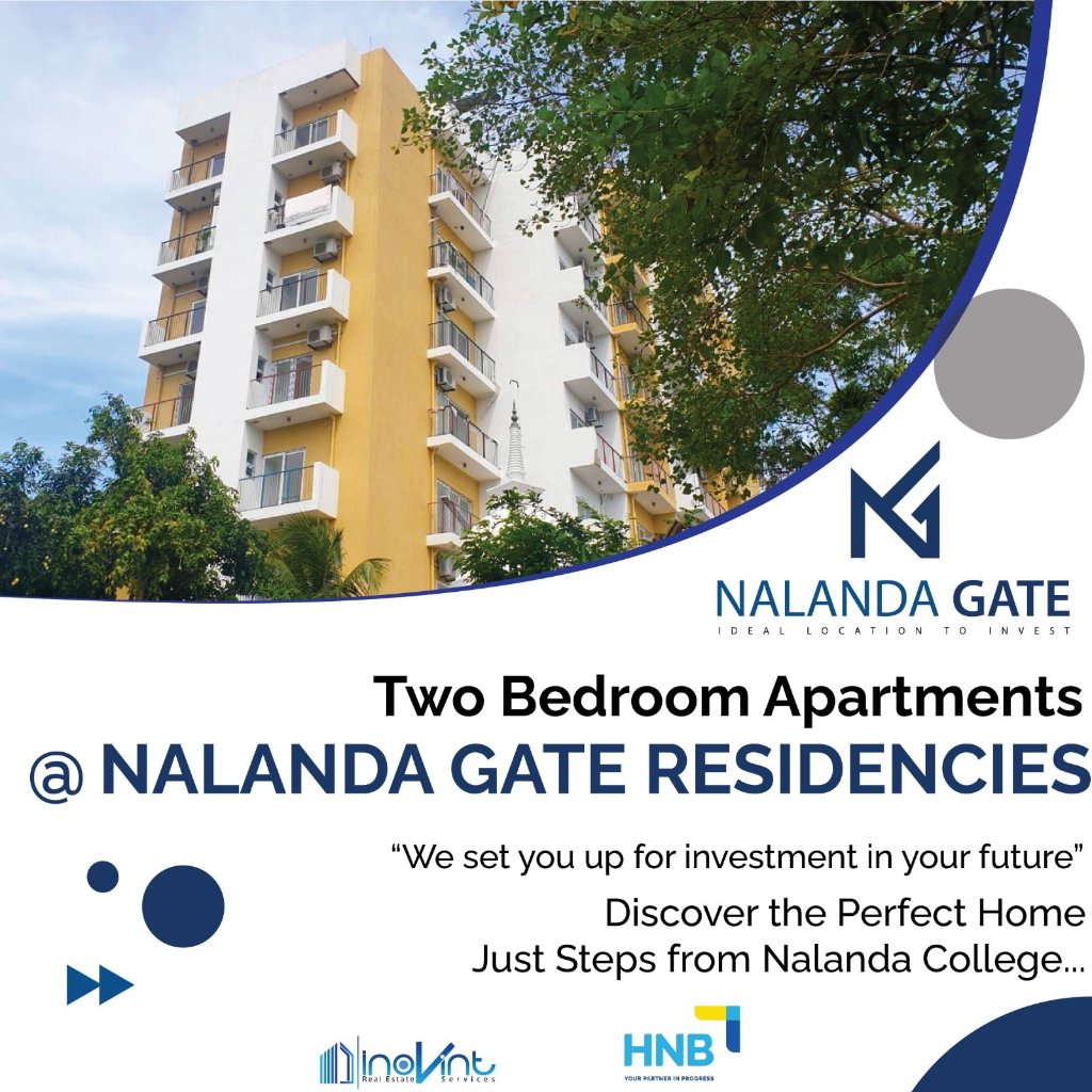 88th_Developers's tweet image. Located minutes from Nalanda College, our two-bedroom apartments offer spacious layouts, modern finishes, and the perfect central location. Nalanda Gate Residencies is your ideal home and a smart investment for the future.
#NalandaGateResidencies #ApartmentsForSale #Colombo10