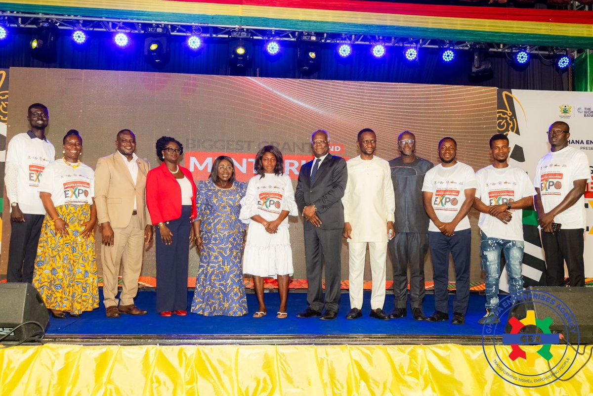 gea_ghana's tweet photo. YouStart GrantExpo: Celebrating the Disbursement of Phase 2 Grants!
GEA proudly concludes the YouStart GrantExpo, marking the successful disbursement of grants to over 4000 youth-owned startups and businesses under Phase 2.
#YouStart #GJSP #GrantExpo #EmpoweringYouth https://t.co/RQ5cnwhWTR