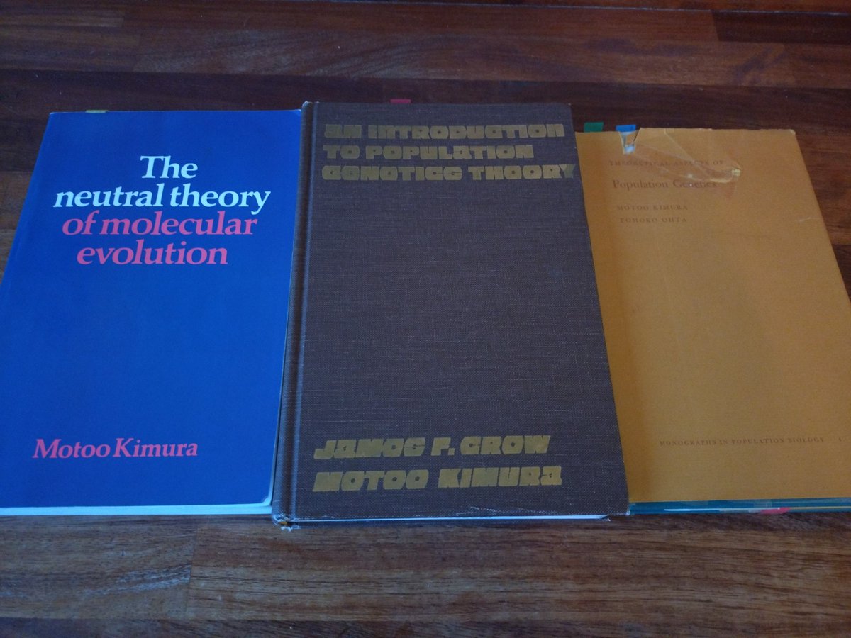 amarcobio's tweet photo. Motoo Kimura, one of the most influential evolutionary biologists, passed away 30 years ago today. Today would also have been his 100th birthday. Best known for his neutral theory, he also made many other significant contributions to theoretical population genetics. https://t.co/AE9Egvlv7R