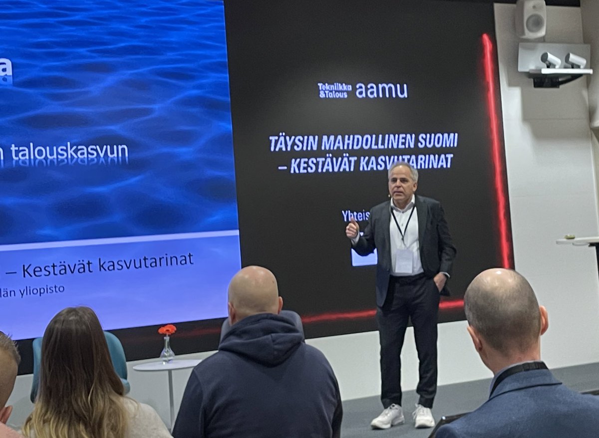 Talouden dynamiikka valokeilassa 🌟”Uskon suomalaisiin yrityksiin, korkean tuottavuuden edellytykset on. Keskeistä on TKI-toimintaan panostaminen ja innovaatiot”, sanoo <a href="/Maliranta/">Mika Maliranta</a> <a href="/tekniikkatalous/">tekniikkatalous</a> aamueventissämme #TKI