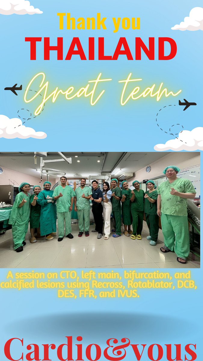 📷

Grateful  for the incredible experience at the CIAT Congress in Bangkok—Honored to also have had the opportunity to proctor in  interventional cardiology at Hatyai. Thank you to all the  colleagues and teams of Biotronik who made this possible!