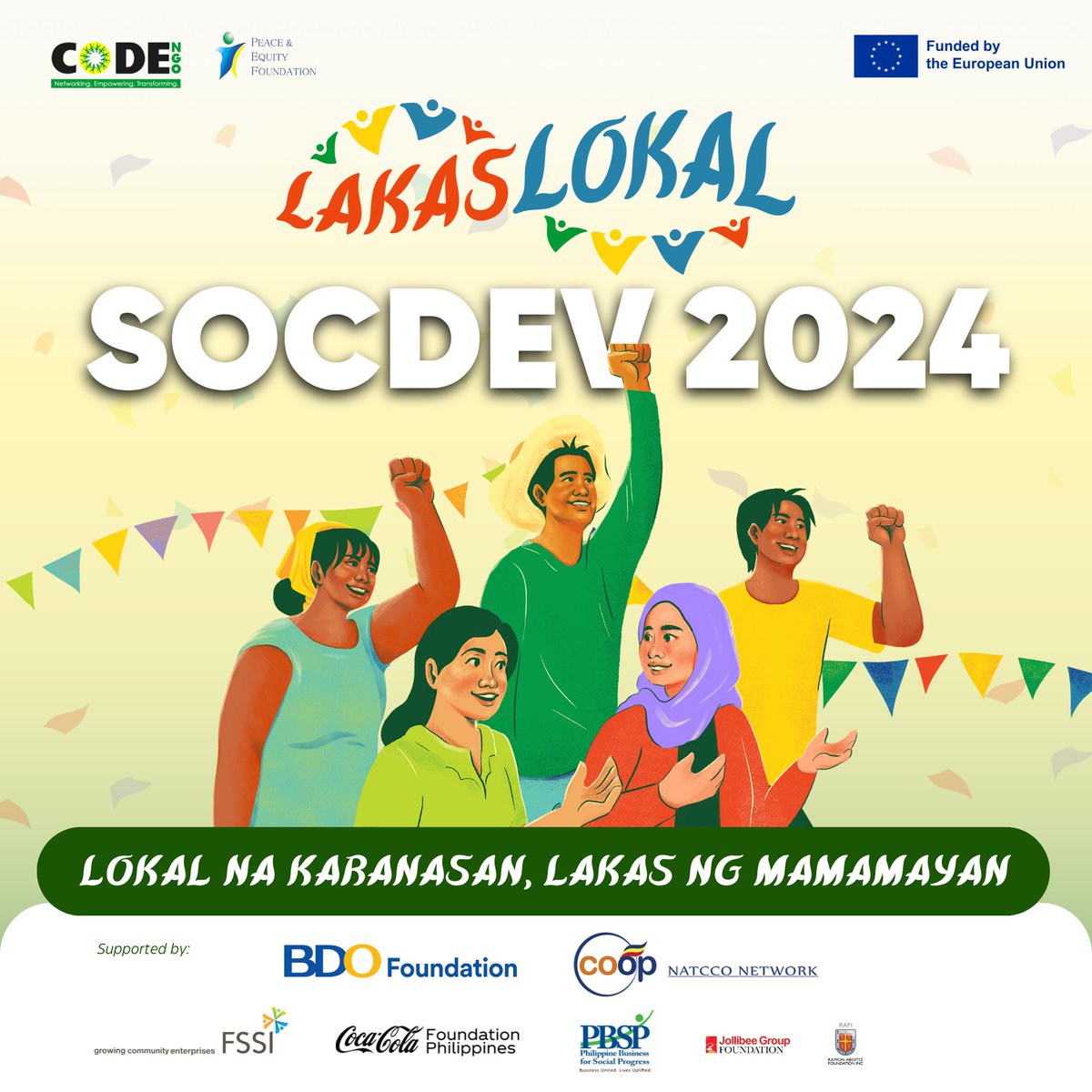 CODE_NGO's tweet photo. 📢 Mark Your Calendars!

We’re excited to announce that the Social Development 2024 celebration will be held on November 20-21, 2024! 
Stay tuned for more updates and get ready to be part of this empowering event!

#SocialDevelopment2024 #LakasLokal #CaucusOfDevelopment https://t.co/cTEqcT5w90