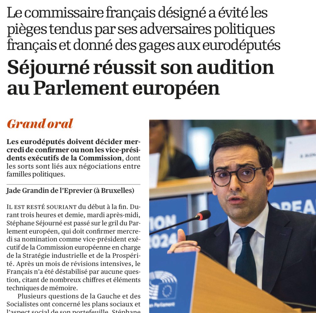 Sincères félicitations à <a href="/steph_sejourne/">Stéphane Séjourné</a> 👏🇪🇺