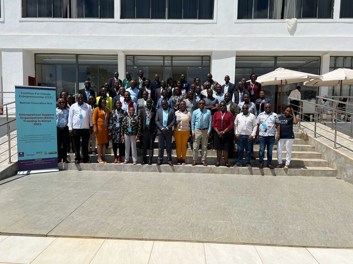 ChandariaCenter's tweet photo. Participants of the Training for Entrepreneur Support Organizations. This is supported by the Office of Global Partnerships of US Department of State and implemented by partners Halycon, SNDBX and Kenyatta University https://t.co/ntYsSvG0iV