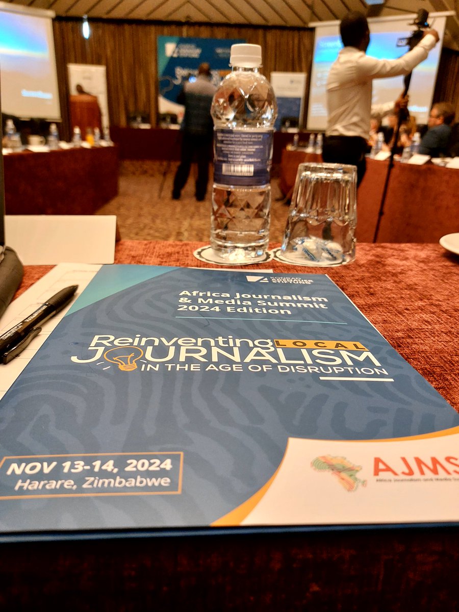 Visuals from the African Journalism and Media Summit running under the theme "Reinventing Local Journalism in the Age of Disruption"

Follow <a href="/Centre4MediaZIM/">#AJMS2024</a> <a href="/jsnetzim/">Journalism Students Network Of Zimbabwe 🇿🇼</a> <a href="/KasMedia/">KAS Media Africa</a> #AJMS2024 for live updates, keynotes, and panel discussions.