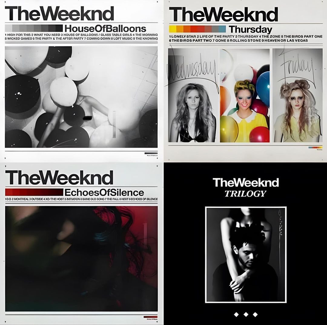 NewsWeeknd's tweet photo. 12 years ago today, The Weeknd released “Trilogy”. 🖤 https://t.co/SoScJQRFOy