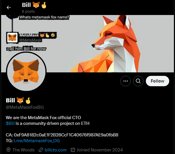 BILLCTOO's tweet photo. 🚨📢IMPORTANT ANNOUNCEMENT

We have a new X-account which is
Bill @MetaMaskFoxBill 
Follow us here in the future!!! After DEXscreener is updated this account will stop to exist. https://t.co/znUHhQlE2x