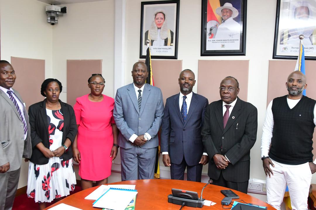 KingCeasorUni's tweet photo. The Executive of the Uganda Vice Chancellors Forum met with the Deputy Speaker to discuss crucial issues in higher education, focusing on improving access, quality, and support for institutions across Uganda. #HigherEducation #UVCA #Uganda #kingceasoruniversity https://t.co/cksyKUCWMZ