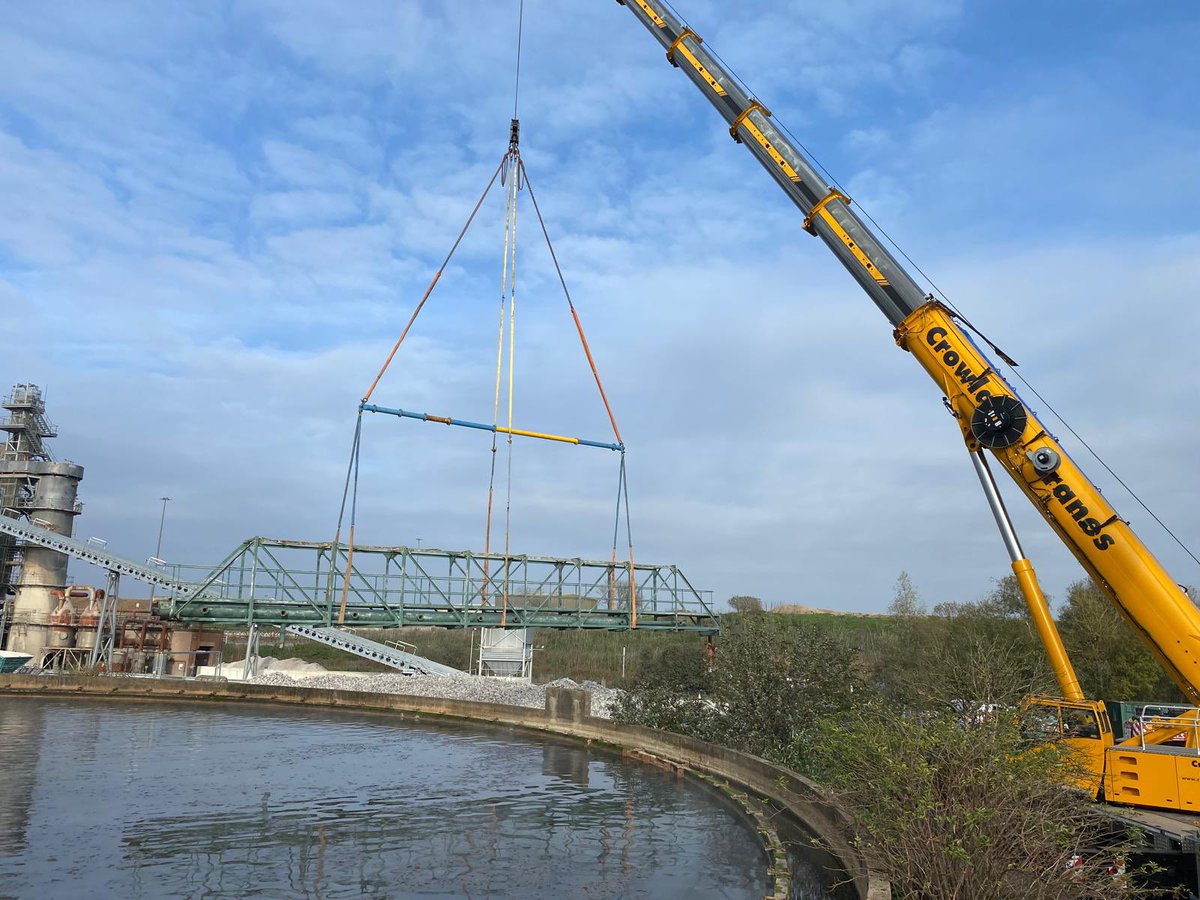 CLS carried out some demolition works over the weekend. Involving the demolition of an old tank gantry at British Sugar Cantley.