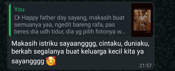 vanilla_berryss's tweet photo. Happy father day ♥️
Kebetulan dia lagi di luar kota, jdi seadanya 😙 https://t.co/Art1aN02XI