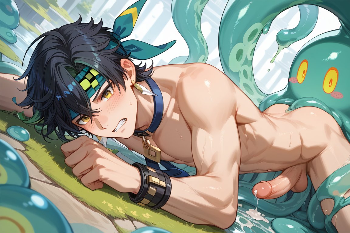 Meg_Franco1's tweet photo. 基尼奇（史莱姆乐园🍮）
#AIイラスト #AIart  #nsfw #R18  #Kinich #基尼奇 #ai绘图 #原神 #Genshin https://t.co/ALMyRVwe0f